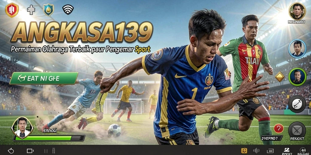 Tampilan grafis menawan dari permainan olahraga ANGKASA138.