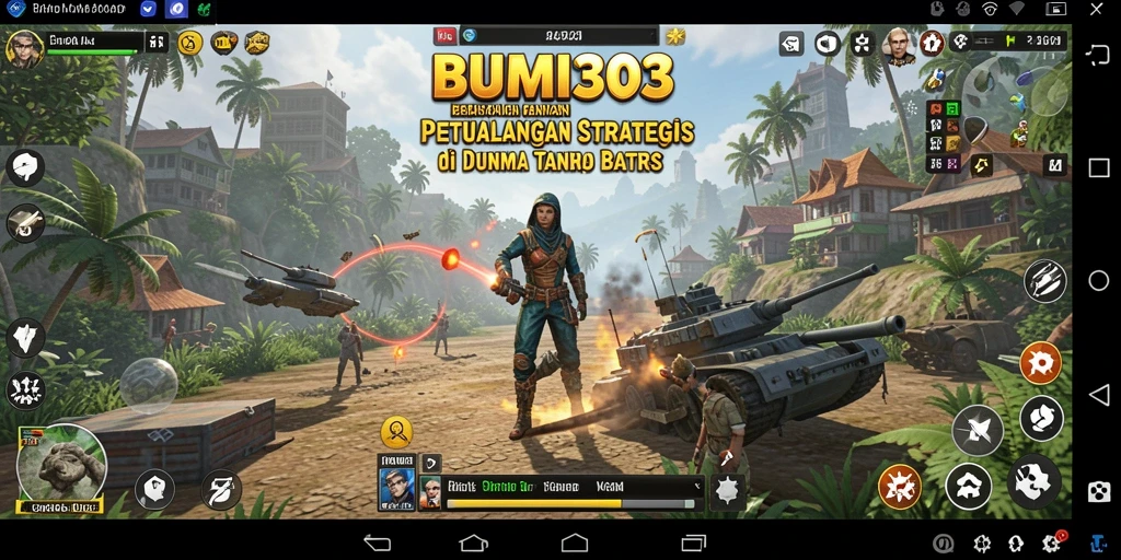 Tampilan gameplay BUMI303 yang menegangkan dan strategis.