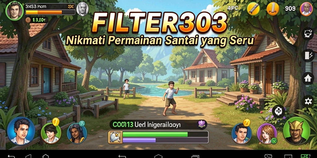 Tampilan gameplay FILTER303 yang seru dan menantang.