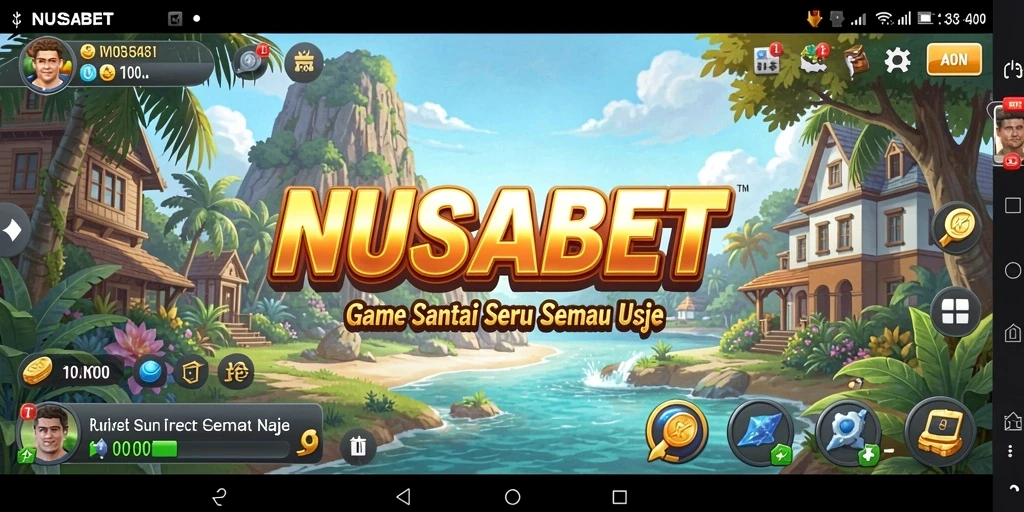 Screenshot menampilkan gameplay NUSABET yang seru dan mengasyikkan.