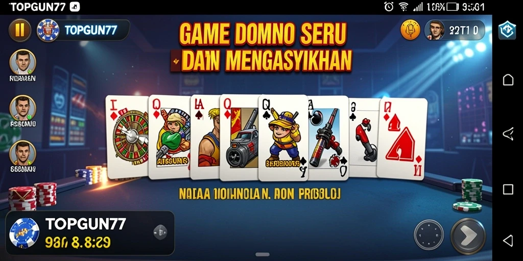 Gameplay seru dalam TOPGUN77 yang penuh tantangan.
